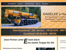 Tablet Screenshot of kawelke.com
